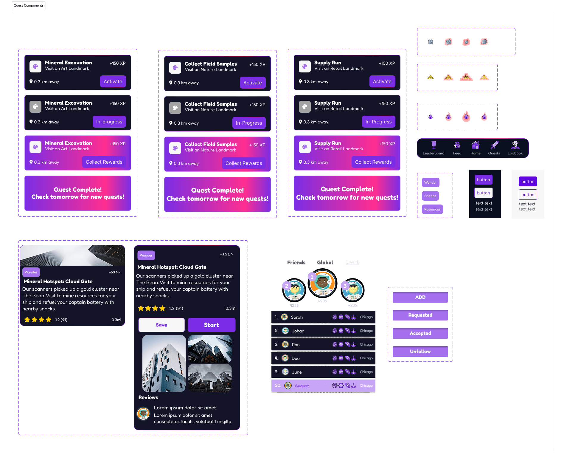 UI component library